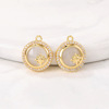 Manufactor wholesale Partially Prepared Products Jewelry parts Material Science Metal Opal circular Pendant diy Necklace, earring, pendant Manufactor wholesale Partially Prepared Products Jewelry parts Material Science Metal Opal circular Pendant diy Necklace, earring, pendant