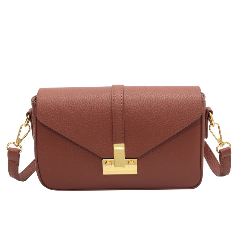 All-Matching Ins Crossbody Bag Women's 2022 New Fashion Retro Underarm Bag Casual Texture Shoulder Small Square Bag