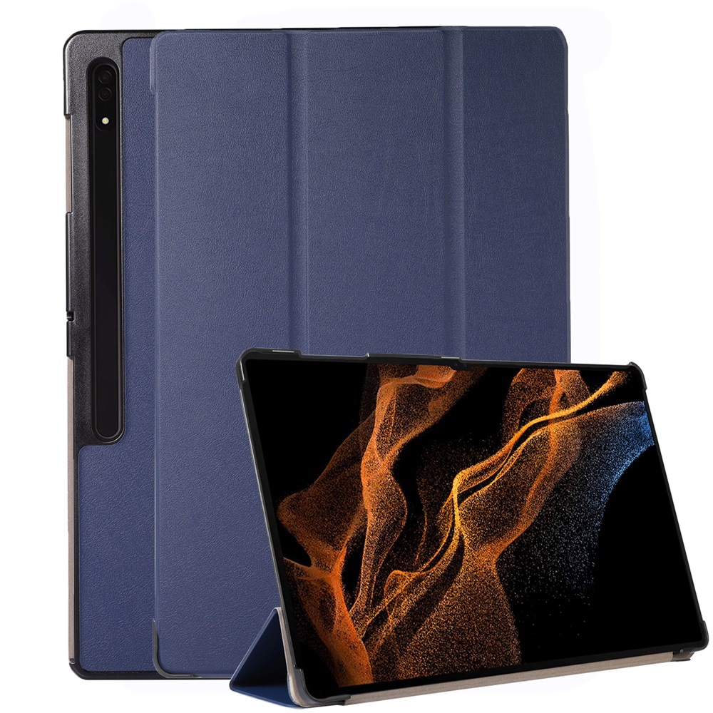 适用于三星Galaxy Tab S8 Ultra 14.6三折卡斯特休眠平板保护套