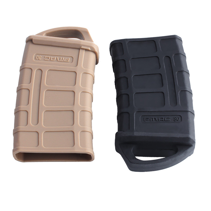 Toy Accessories Soft Rubber Spring Clip Sleeve 5.56 Nylon Quick Pull Laminated Sets M4 Horse Cover Ordinary Mail Pull Rubber Anti-Slip Sleeve