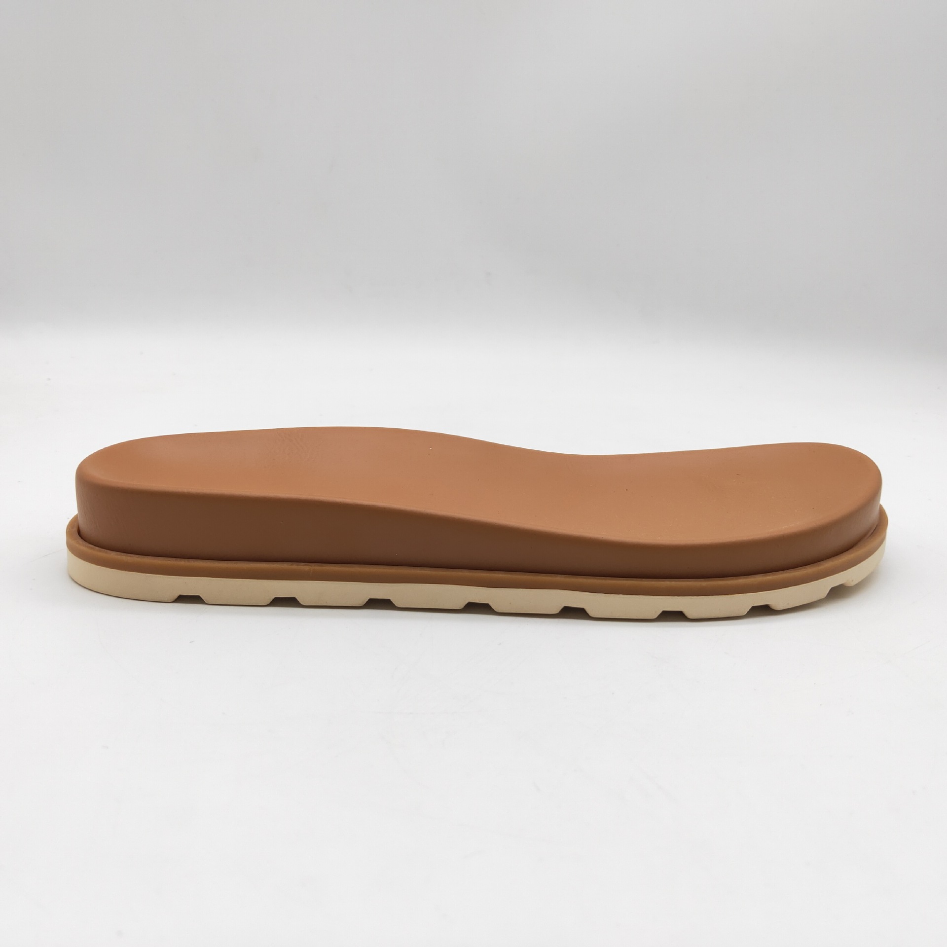 新款双色tpr大底 喷漆pu中底鞋底 女款时尚大底凉鞋拖鞋底批发