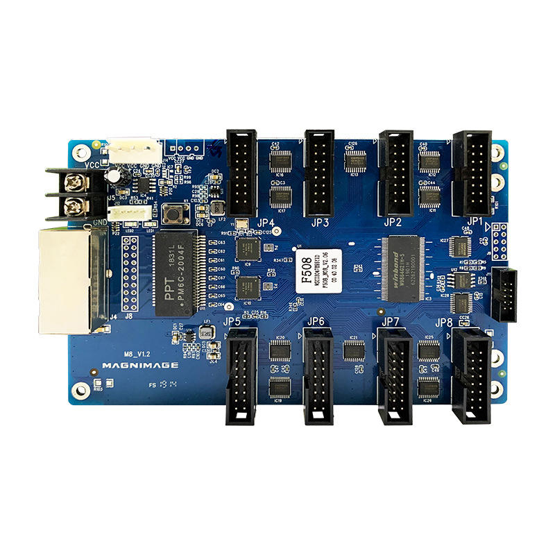 厂家批发摩西尔f508接收卡led全彩显示屏接收卡控制卡大量现货