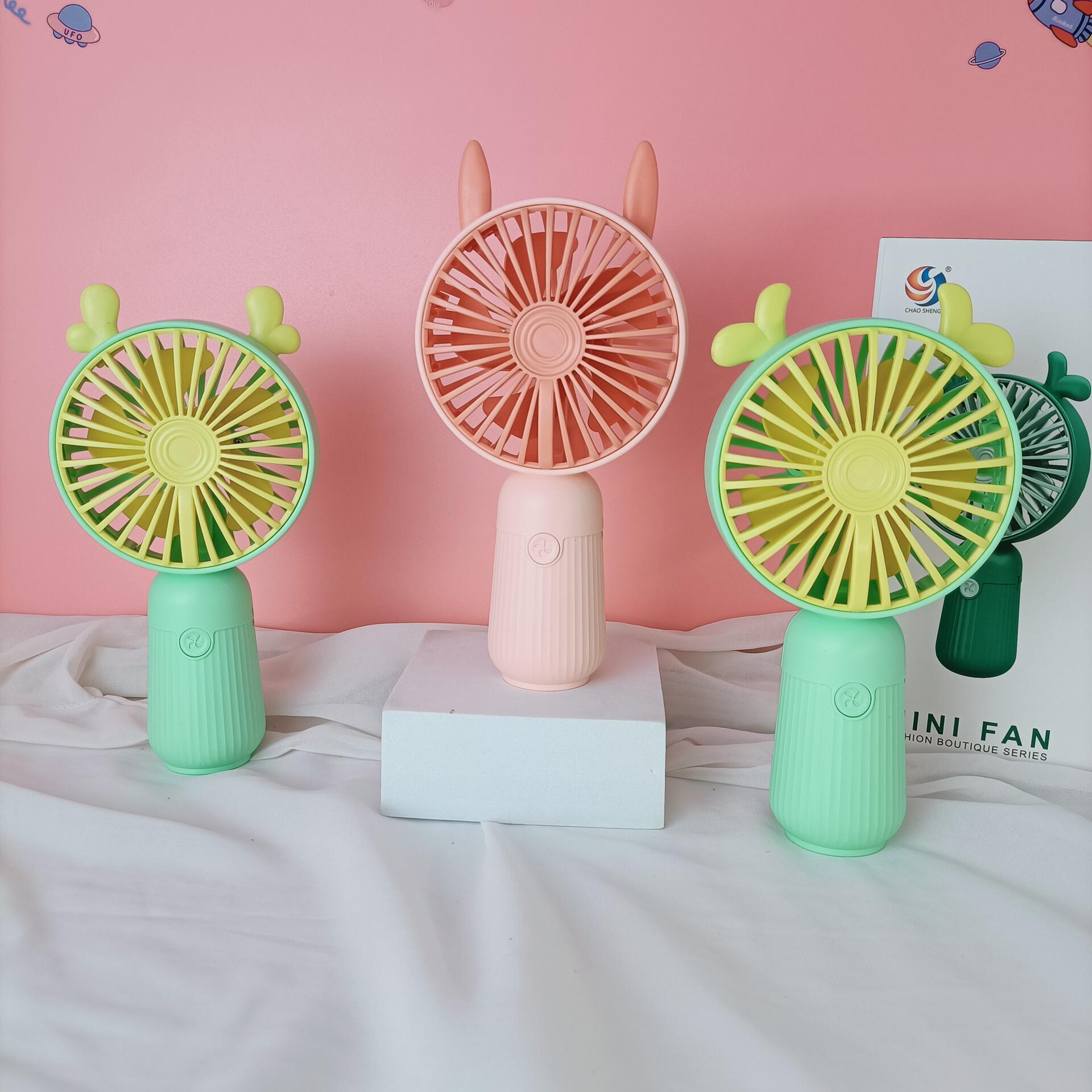 创意手持风扇usb充电懒人手拿便携户外学生夏季旅行小风扇可爱