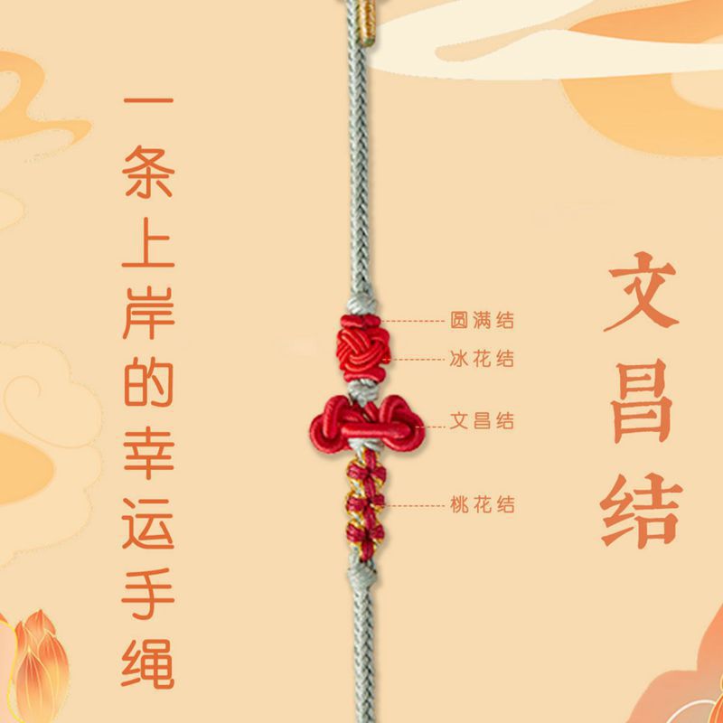 文昌结红绳手链·编织手绳男考试考研上岸手链女生高考祈福好运小