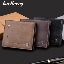 钱包 baellerry跨境RFID男士钱包短款钱夹现货wallet 钱包男士