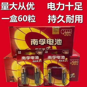 南孚电池5号7号电池1.5v干电池碱性电池智能门锁专用五号七号电池