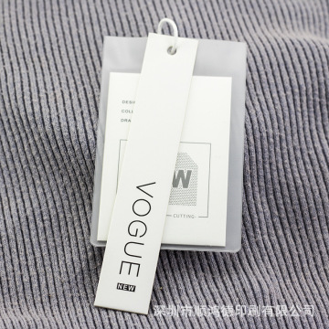 高档服装简约文艺吊牌 女装商标挂牌定 制现货通用 袋子标签定 做