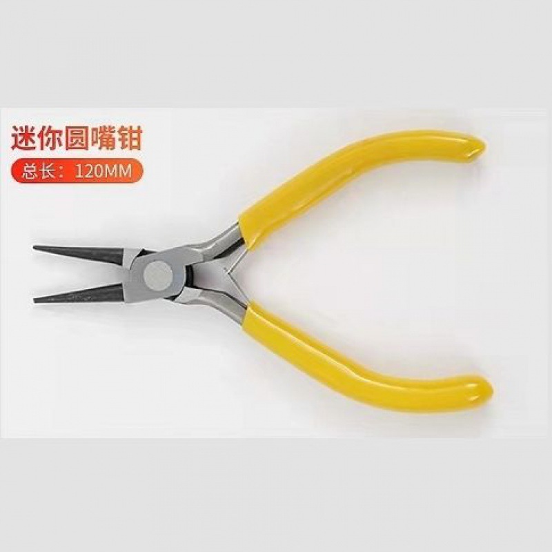 Mini Pliers Sharp Nose Pliers 5-Inch Handmade Slanting Forceps Household Pincette Angle Jaw Tongs Flat Bit Tongs Diy Tools Wholesale