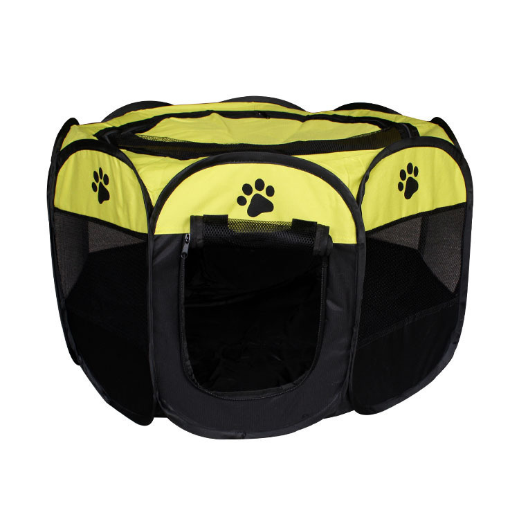 New Cathouse Doghouse Removable and Washable Octagonal Cage Pet Inclosure Waterproof Oxford Cloth Scratch-Resistant Dog Tent Octagonal Fence