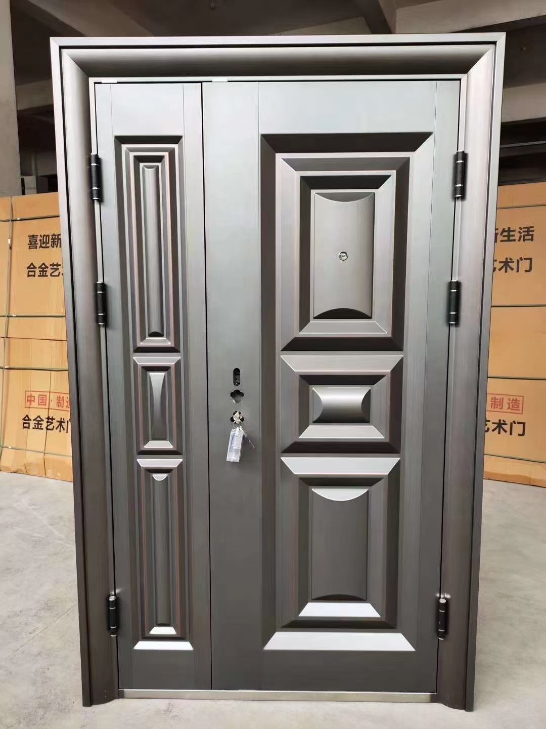 厂家直销防盗门安全门仿真铜门国标甲级公寓进户门单门子母门现货