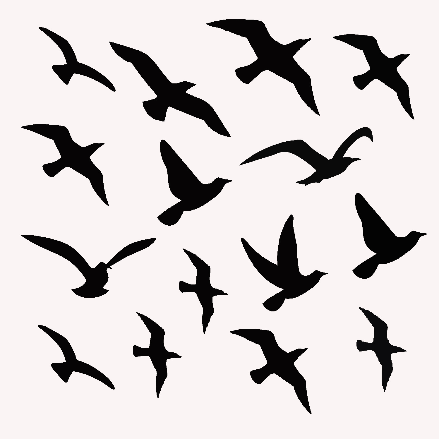 图案鸟风格现代简约黏胶方式静电式加工定制是品牌卓翰面料次成分含量