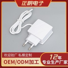 欧规旅充多接口5V2.1A手机充电器3USB带线充电头厂家批发跨进热款