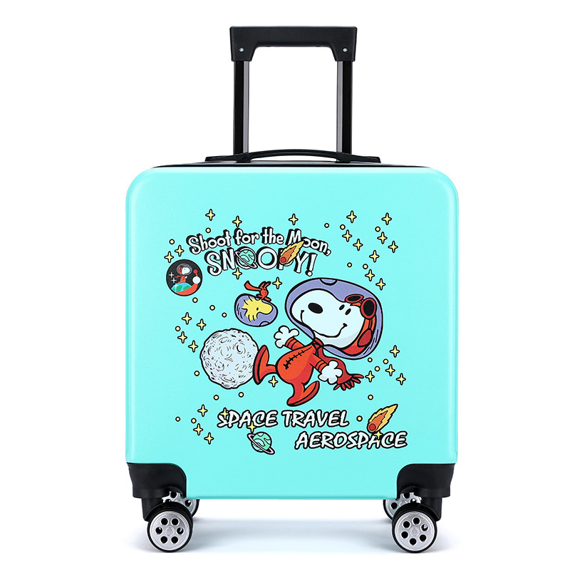 Wholesale Children's Trolley Case Printable Logo Cartoon Universal Wheel Luggage Male and Female Primary School Student Password Suitcase