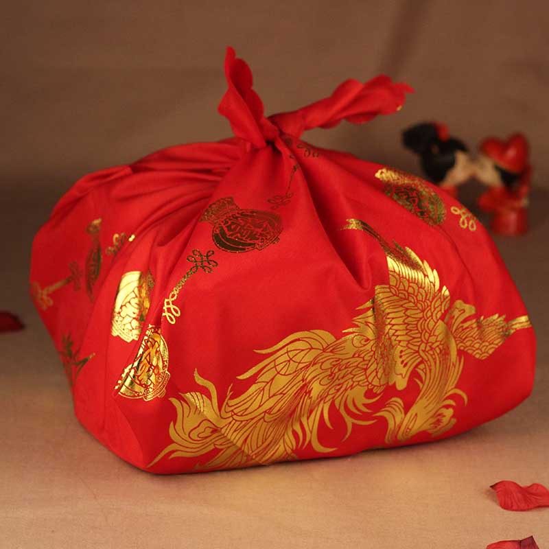 特价刺绣包袱高档布加厚红烫金包袱皮大婚庆结婚用品嫁妆陪嫁包邮