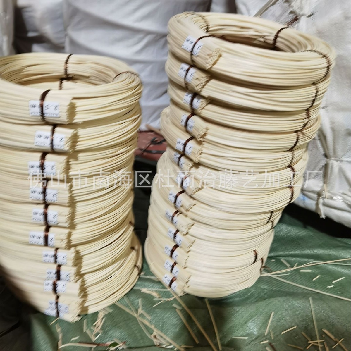 【外贸】天然印尼高品质藤条藤芯 藤编家具材料 精选藤芯500g/卷