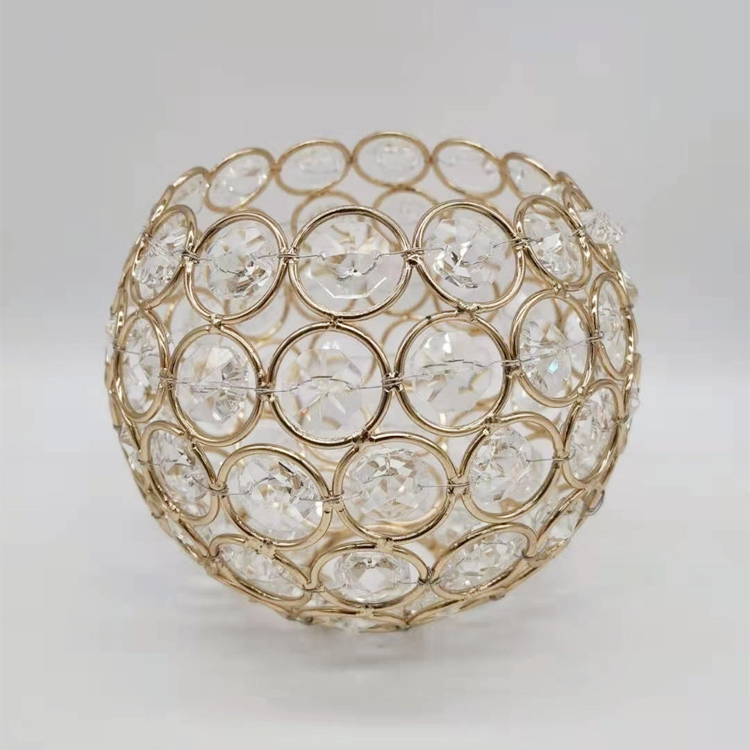 厂家直供 经典款金属水晶灯罩