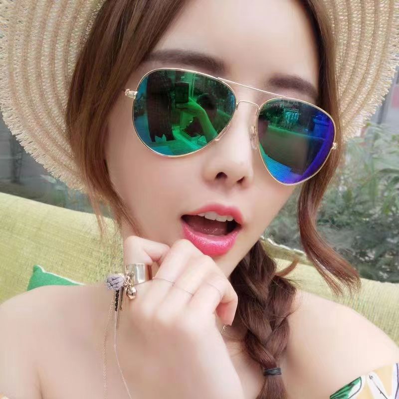 情侣经典炫彩墨镜女时尚飞行员蛤蟆镜男太阳镜驾驶镜开车司机眼镜