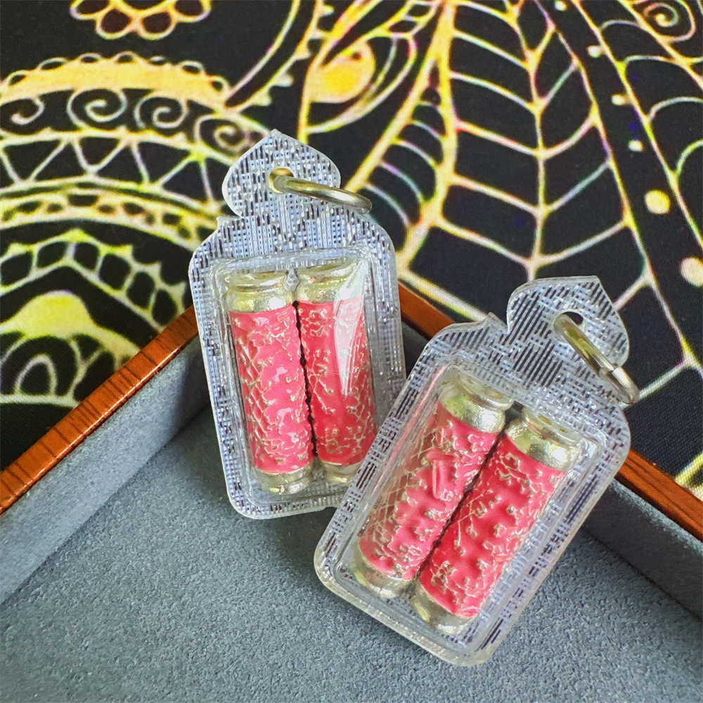 泰国特色佛牌 符管 阿赞白矿人元双符管-阿里巴巴