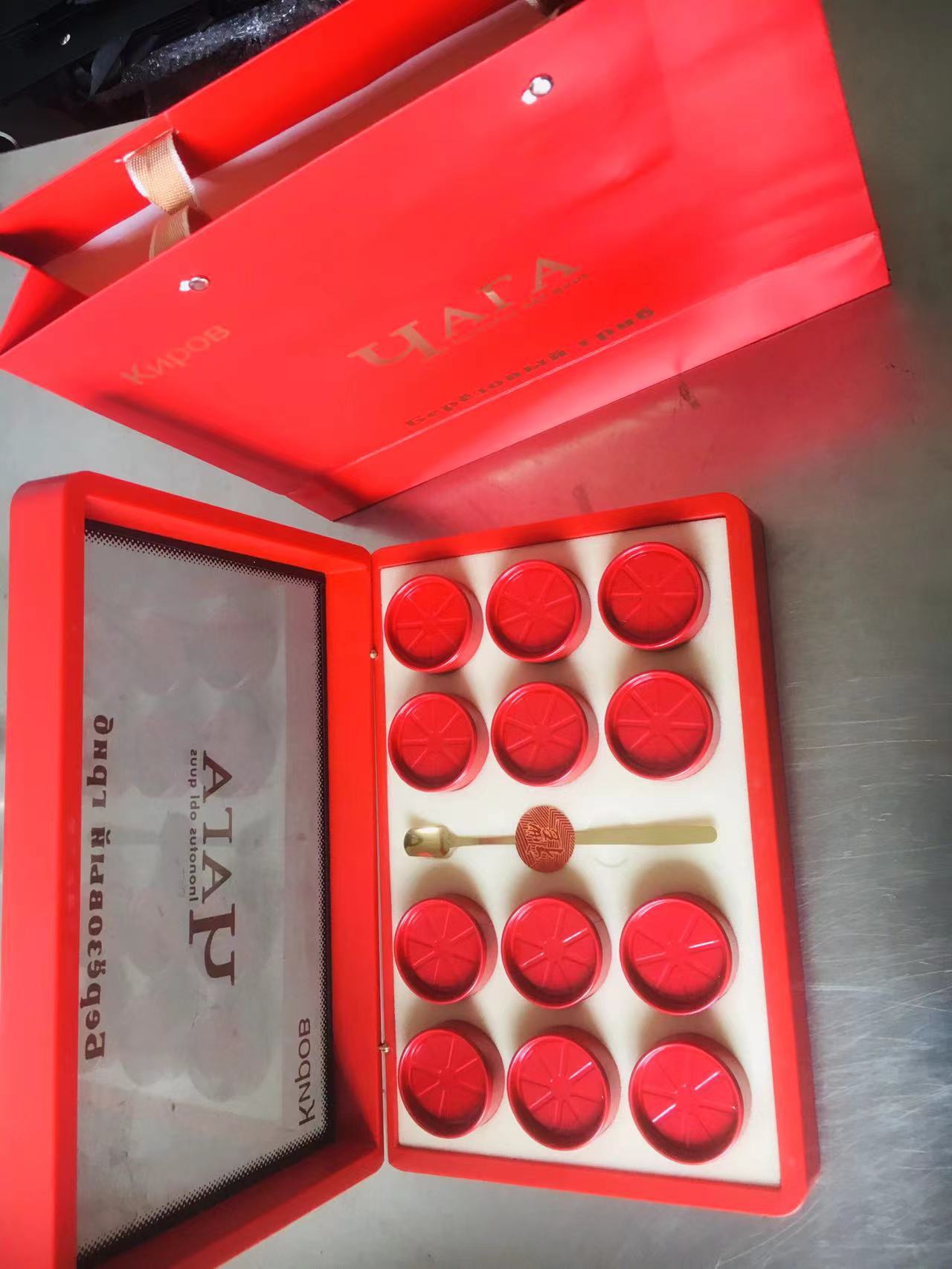 桦树茸 桦褐孔菌 小罐茶礼盒 一盒12灌 一罐10g-阿里巴巴