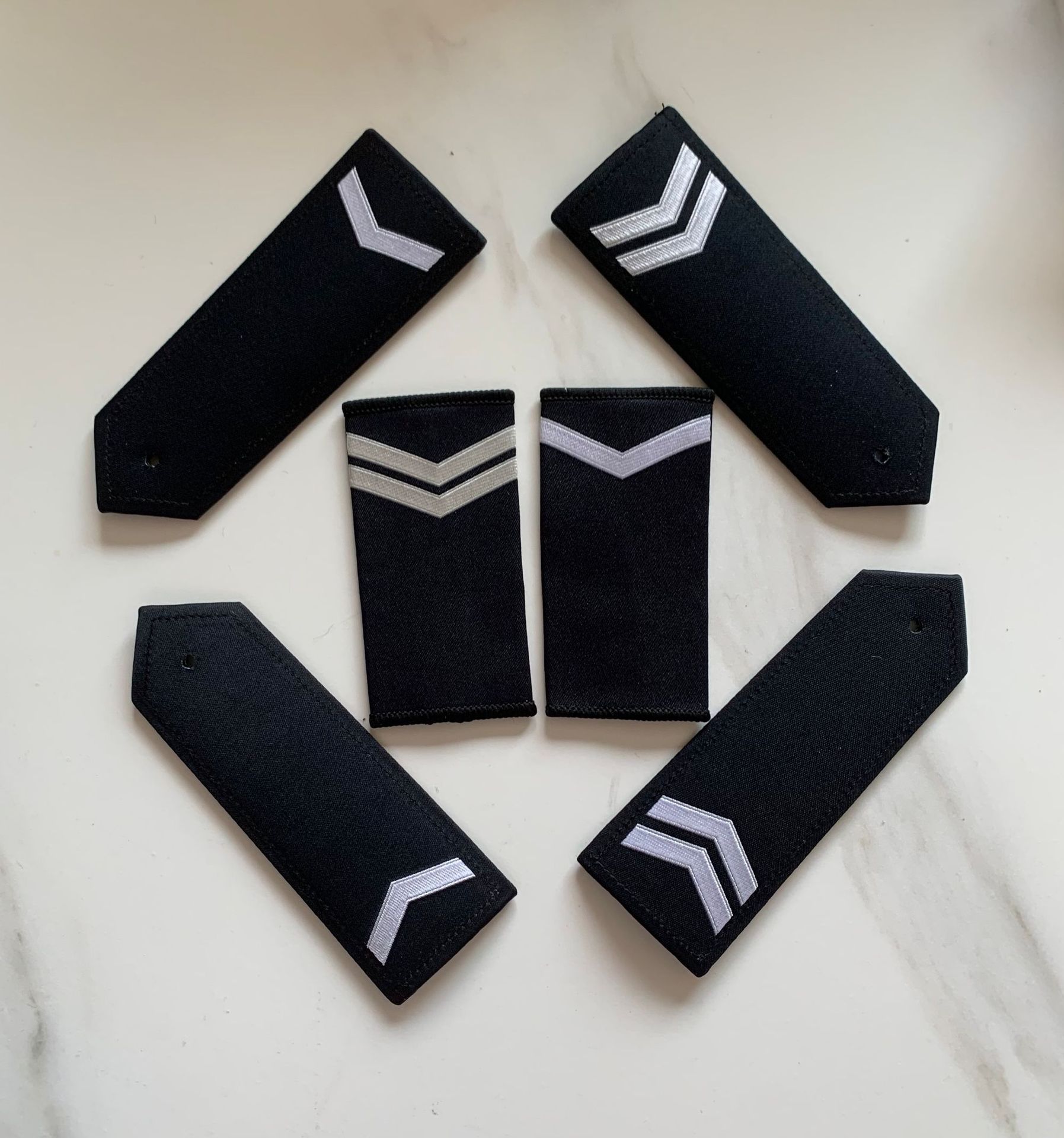 现货保安安保新式弧形肩章肩牌级别齐全  织唛肩章臂章  量大从优