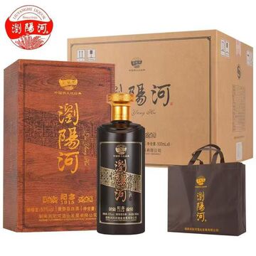 正品浏阳河纪念1915酱香型53度6瓶白酒礼盒装送礼宴请用酒整箱批