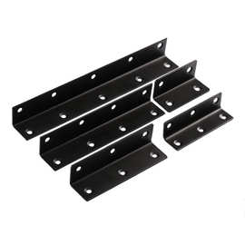 4%厂家直供 加厚平角码平面支架一字连接直铁片家具三角片方形铁片