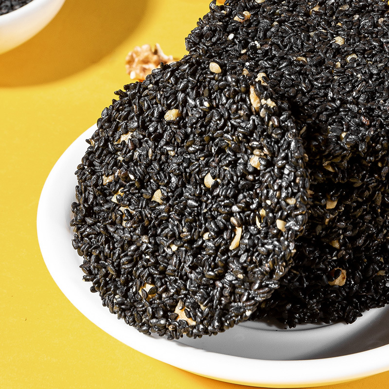 苏南 蜂蜜黑芝麻饼孕妇零食高钙健康营养无蔗糖办公室休闲茶点心