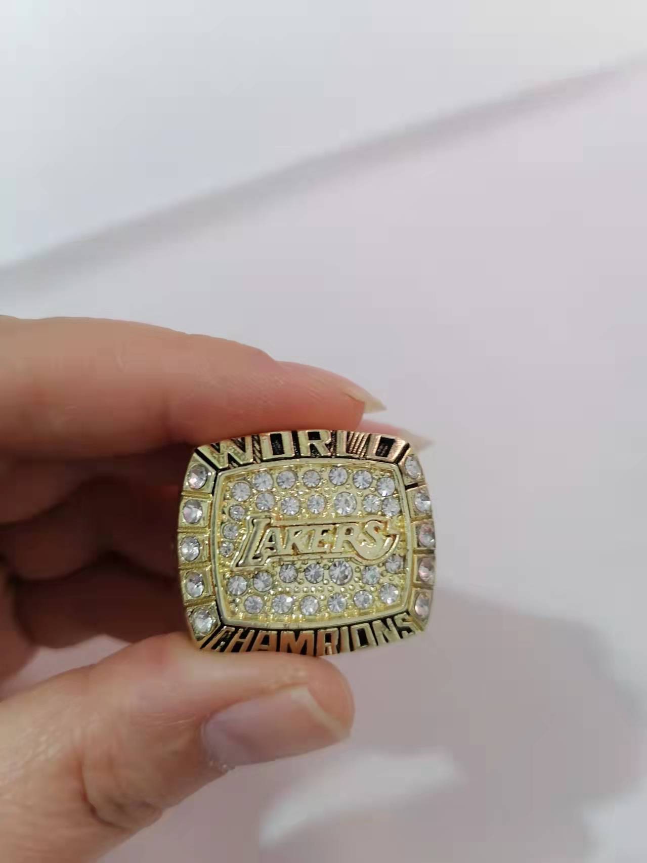 【奥佳】nba2000年洛杉矶湖人队自产科比冠军戒指钢模亚马逊热卖