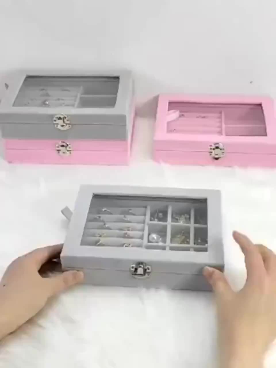 Flannel Jewelry Box Storage Box