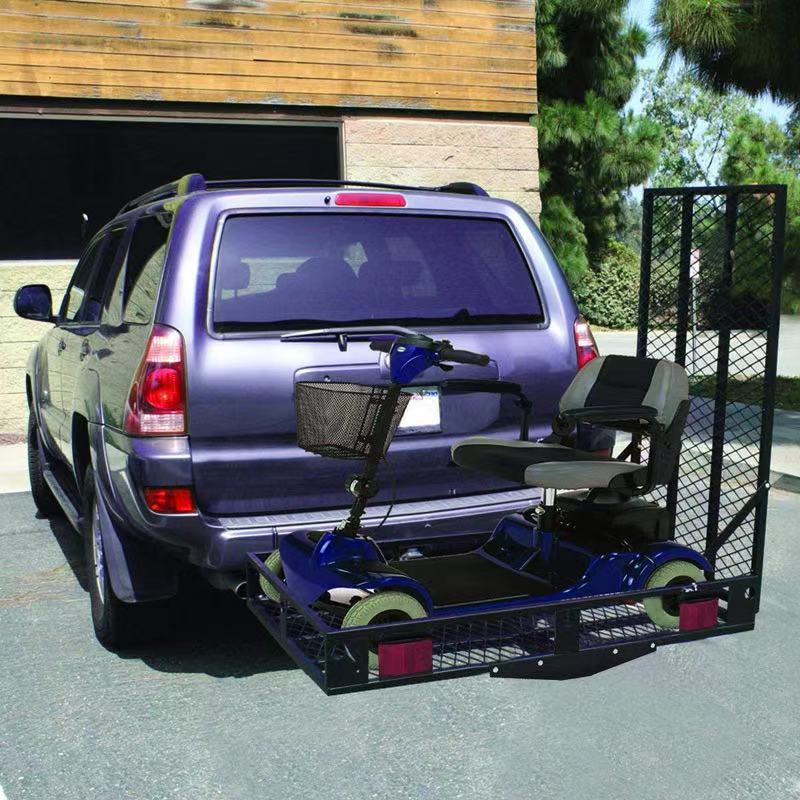 拖车杠安装轮椅携带架hitch mount wheelchair carrier