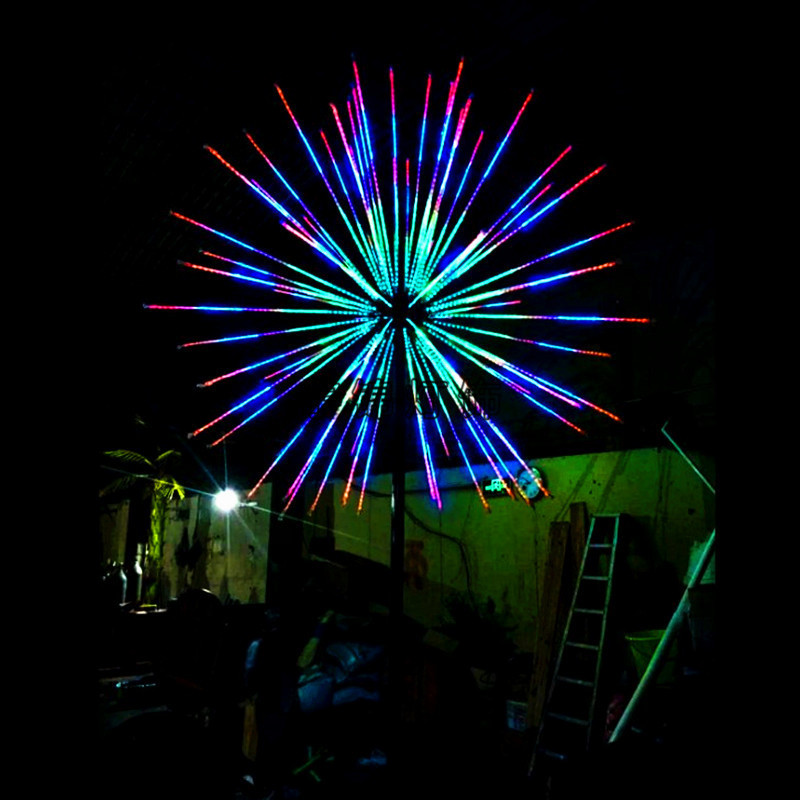 led椰树灯户外景观灯仿真树灯婚庆圣诞灯饰烟花灯3米高48枝