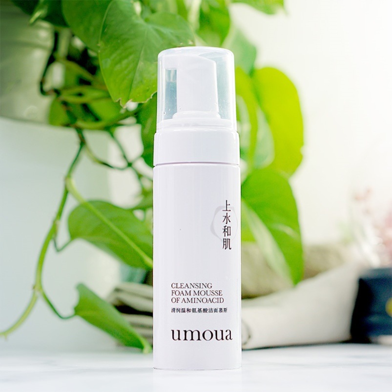 上水和肌清润温和氨基酸洁面慕斯150ml泡沫清洁不伤肤毛孔细致