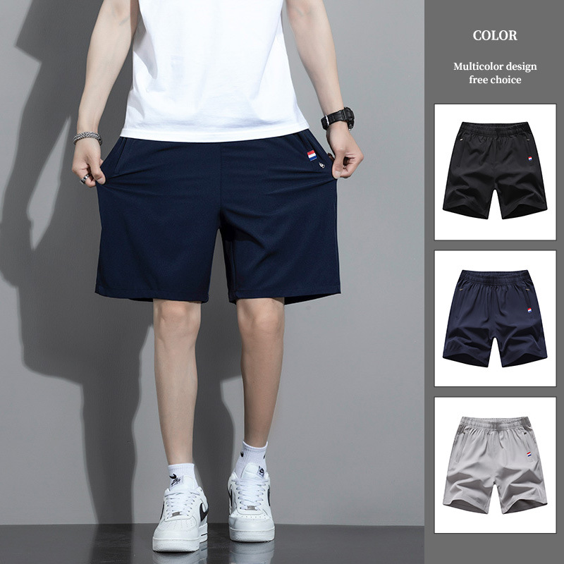 大码男士短裤2024夏季新款潮宽松男款运动休闲裤薄款五分透气裤子