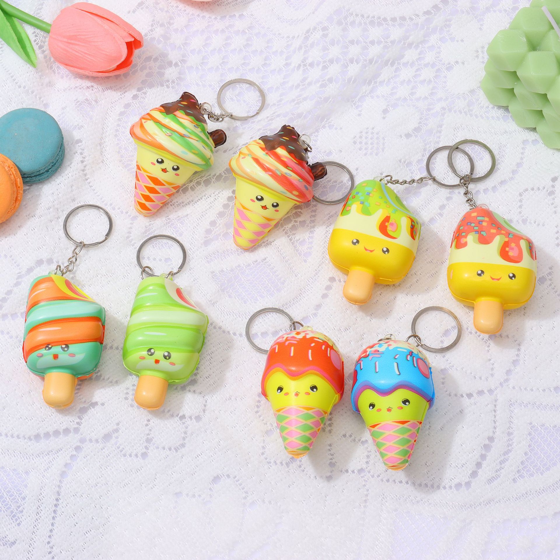 PU雪糕捏捏乐慢回弹减压玩具仿真食玩解压神器发泄盲盒礼物批发