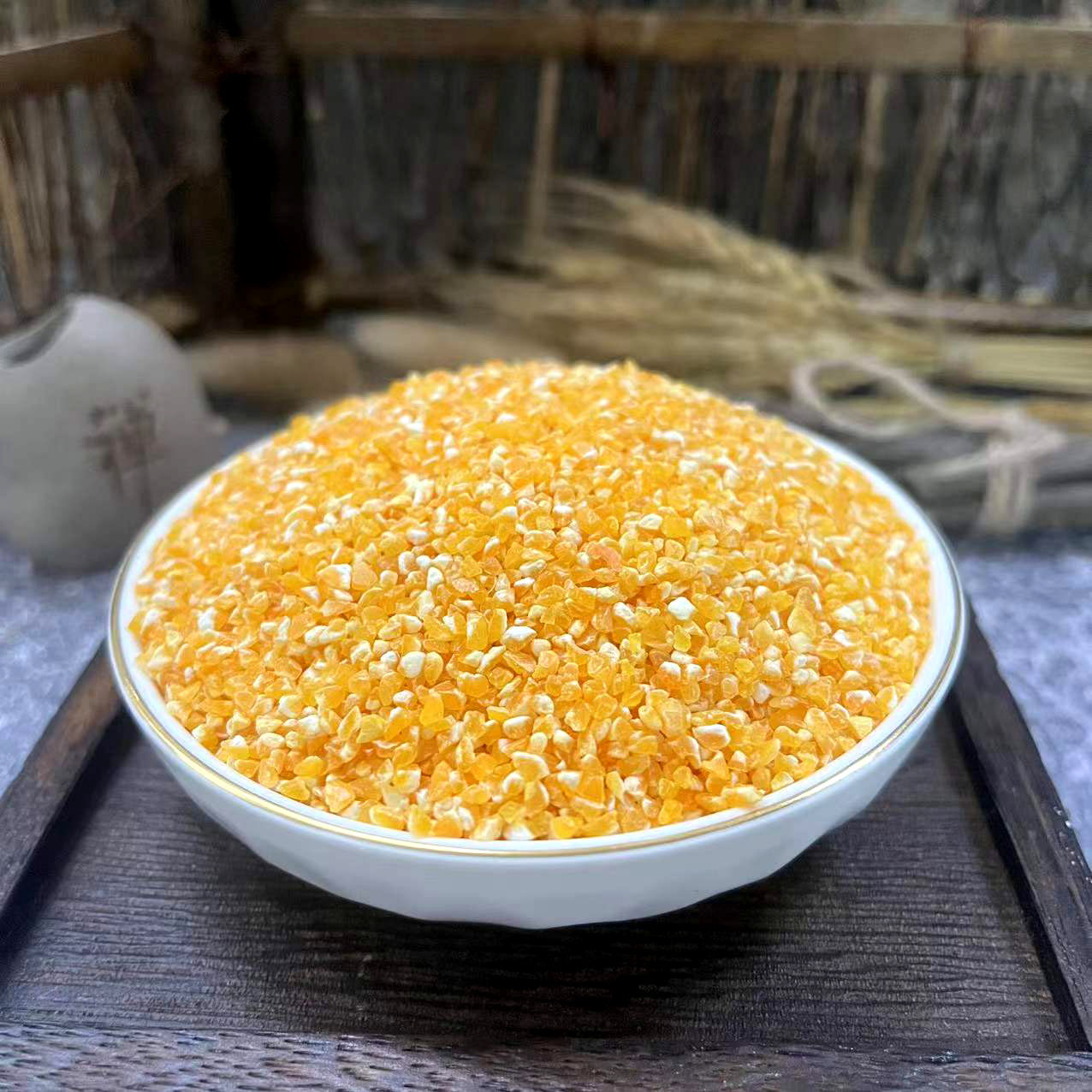 250g半斤玉米碴子大碴子粗玉米碜1人份粘单品五谷杂粮粥支持代发