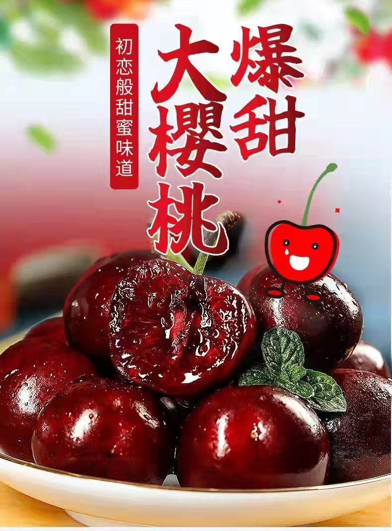 顺丰大连美早大樱桃产地现摘新鲜孕妇水果非车厘子整箱一件包邮