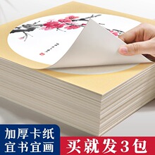 国画宣纸卡纸生宣熟宣工笔画空白半生半熟书法作品纸美术生宣纸毛