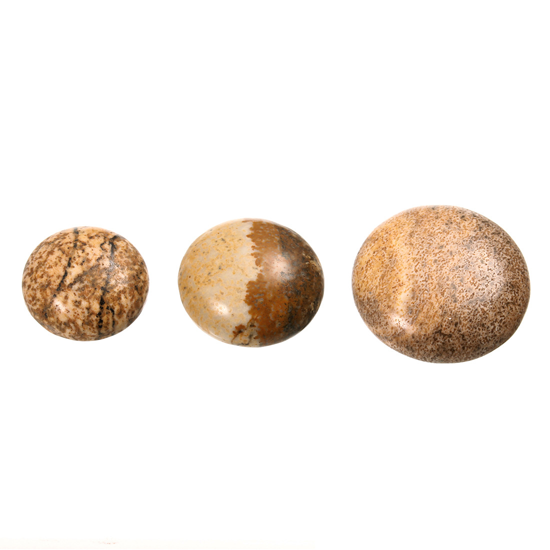 10个/包 跨境圆形石头戒面 半圆形裸石界面 镶钻宝石界面配件批发