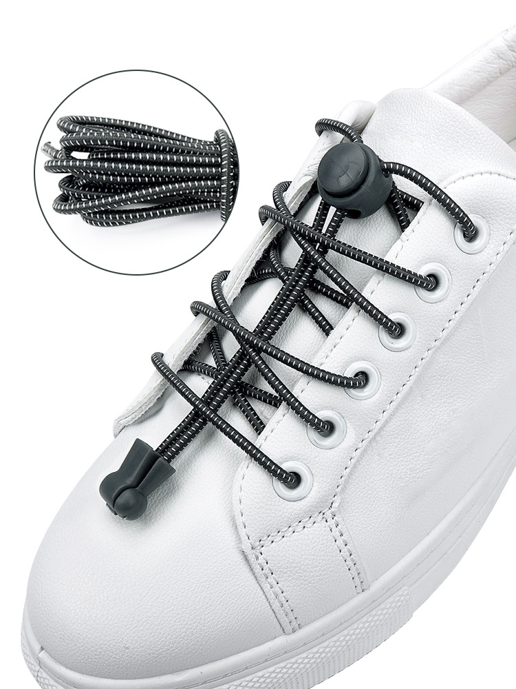 跨境热销马丁靴免系鞋带绳男懒人鞋带扣固定器弹力松紧免绑鞋带女