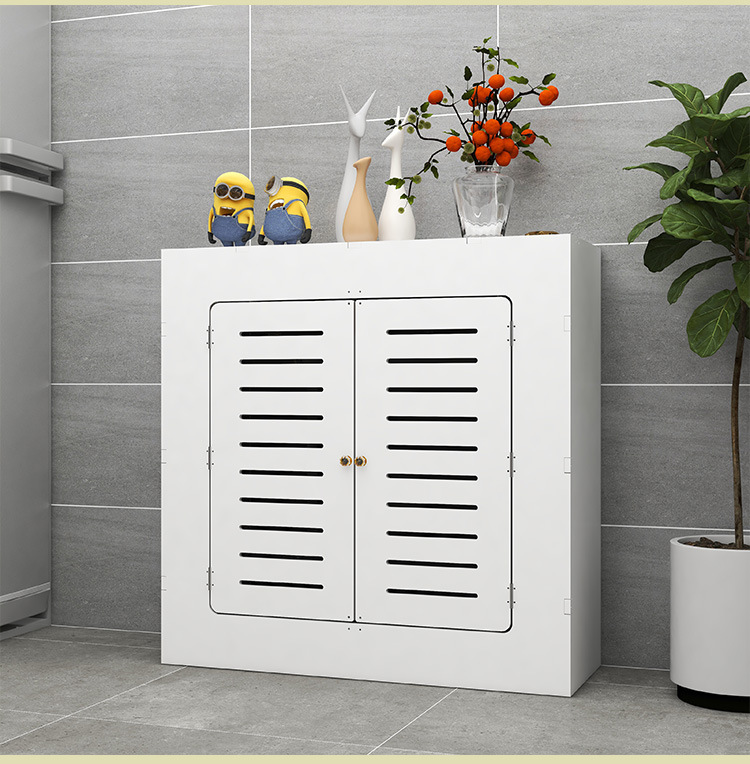 地暖分水器遮挡罩暖气分水器遮挡柜路由器集线箱装饰遮挡板遮丑柜