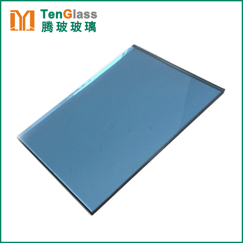 源头厂家定制 蓝色钢化玻璃 钢化福特蓝玻璃 幕墙钢化玻璃加工