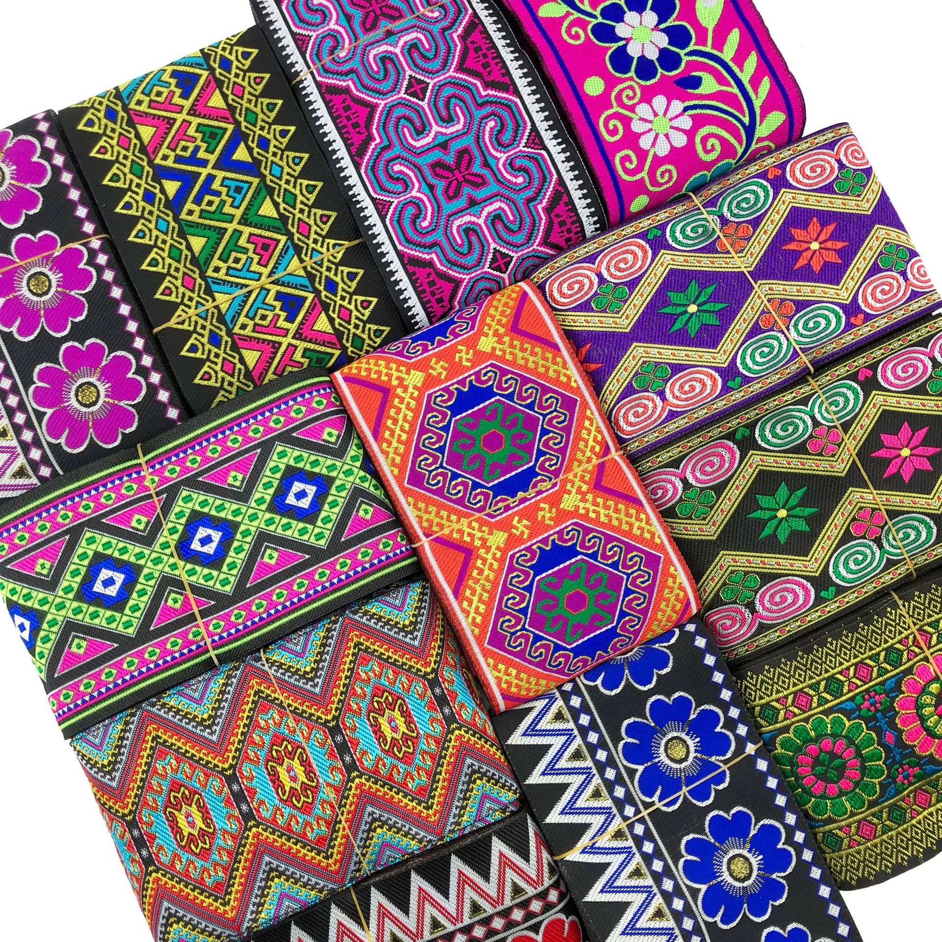 现货供应10公分民族花边 少数民族古装汉服配饰服装辅料花边批发