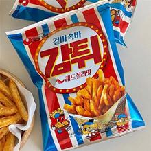 韩国进口农心红辣椒味脆薯条60g办公室网红吃货休闲食品零食小吃