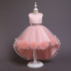 Amazon Selling children full dress Tailing Princess Dress Embroidery Jacobs Pompous skirt model Catwalk Children Skirt Amazon Selling children full dress Tailing Princess Dress Embroidery Jacobs Pompous skirt model Catwalk Children Skirt