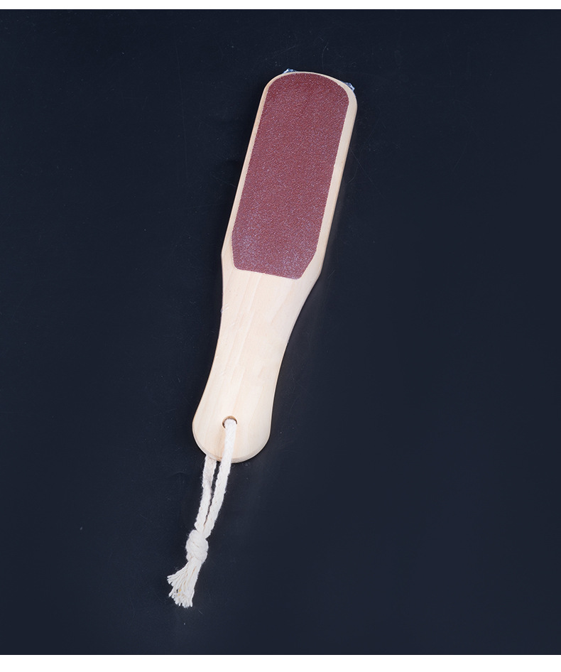 美甲工具批发 去死皮修脚锉 木柄脚搓双面加厚型脚板锉护理脚刨