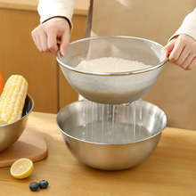 304不锈钢淘米神器家用厨房篮盆子洗水果双层洗菜盆沥水篮洗米筛