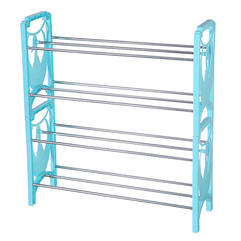Export New Multi-Layer Simple Shoe Rack Household Economical and Practical Storage Cabinet Simple Assembly Splicing Shoe Cabinet