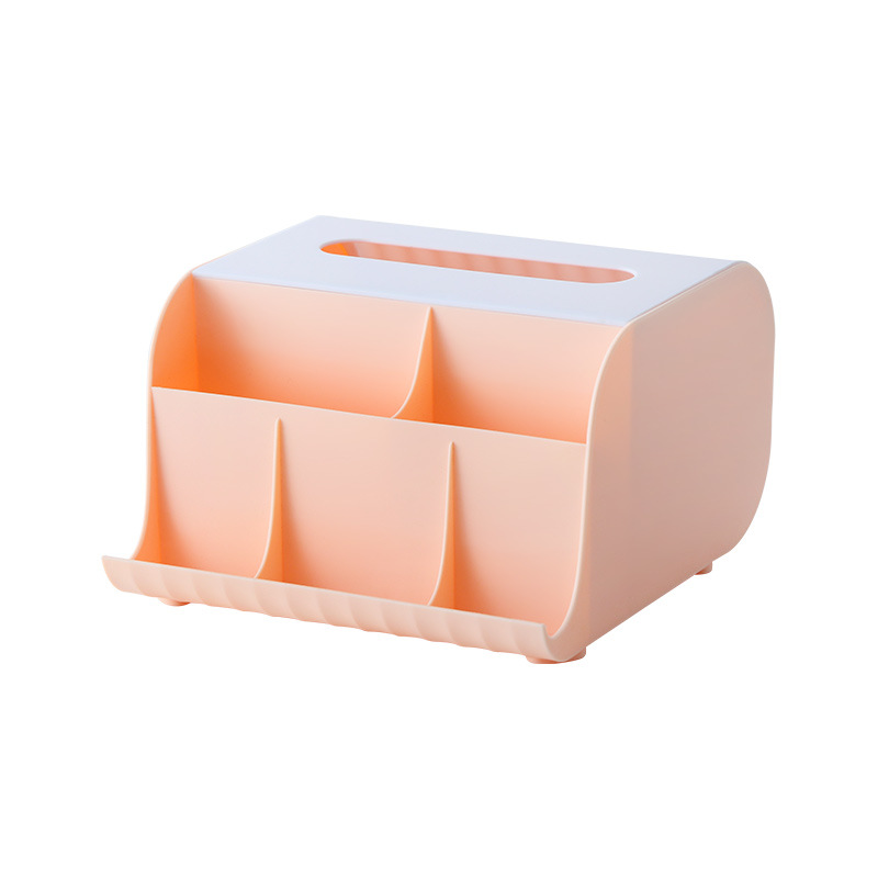 INS Style Simple Cute Desktop Storage Box Student Dormitory Desk Pen Holder Cosmetic Finishing Makeup Brush Barrel Tissue Box