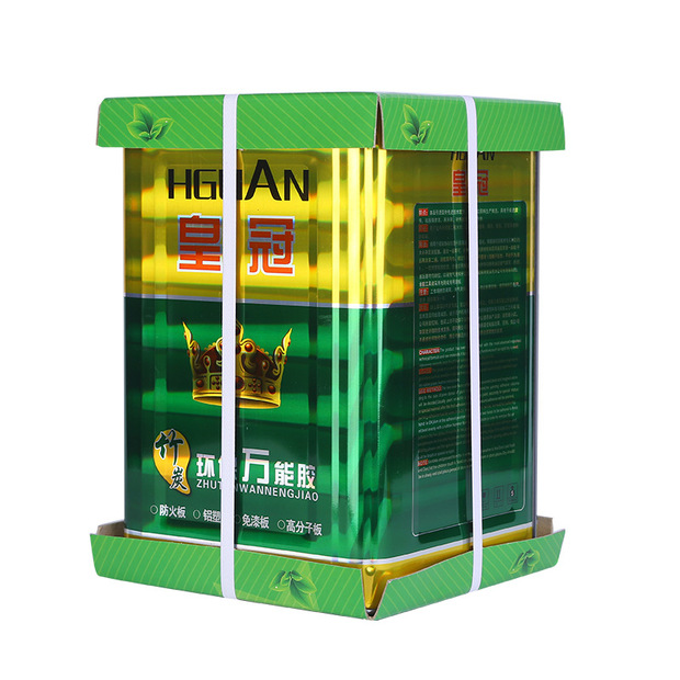 定制皇冠万能胶净味型大桶广告布胶水强力万能胶晶钢门胶工业胶