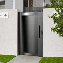 铁艺庭院门别墅大门花园百叶门户外栅栏门乡村入户单双开铁门